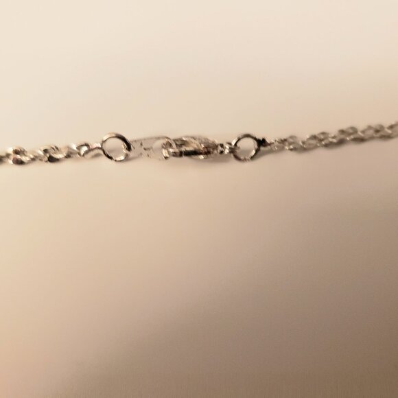 Vintage 1998 Repro Titanic Movie Blue Heart of the Ocean Necklace BC Lind Signed - Picture 7 of 9